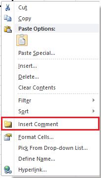 Hướng dẫn thêm hyperlink vào phần Comment trong Excel